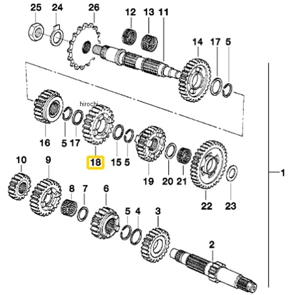 BMW純正 ギア ホィール 3 速 23002343183 HD店