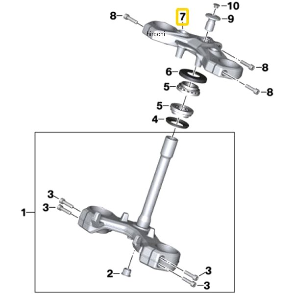BMW純正 アッパー フォーク ブリッジ 31428554115 HD店 43,572円