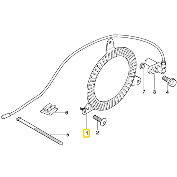 BMW純正 R センサー リング 34512345810 HD店