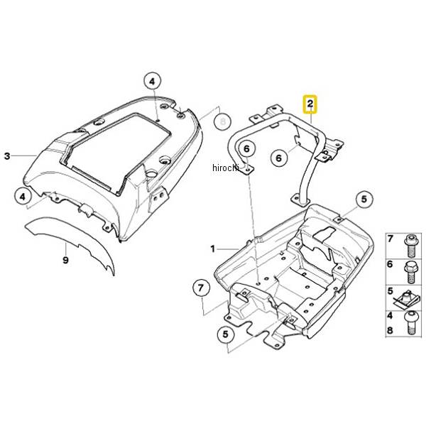 BMW純正 パイプ フレーム 46547678905 HD店