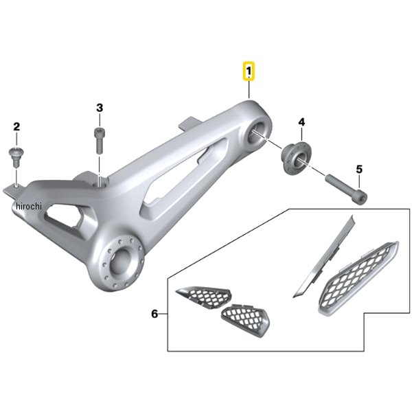 BMW純正 キャリア F シート LH 46638404115 HD店