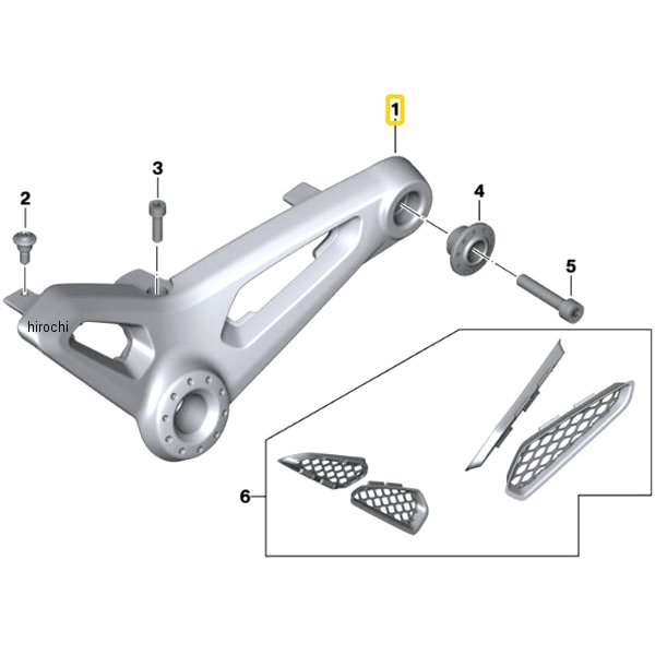 BMW純正 キャリア F シート LH 46638404119 HD店