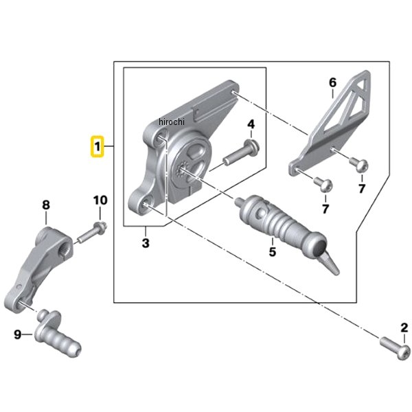 BMW純正 フット レスト装置 LH 46718396509 HD店