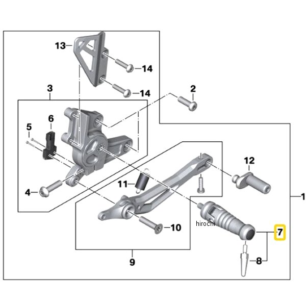 BMW純正 フット レスト RH 46718396534 HD店 14,230円