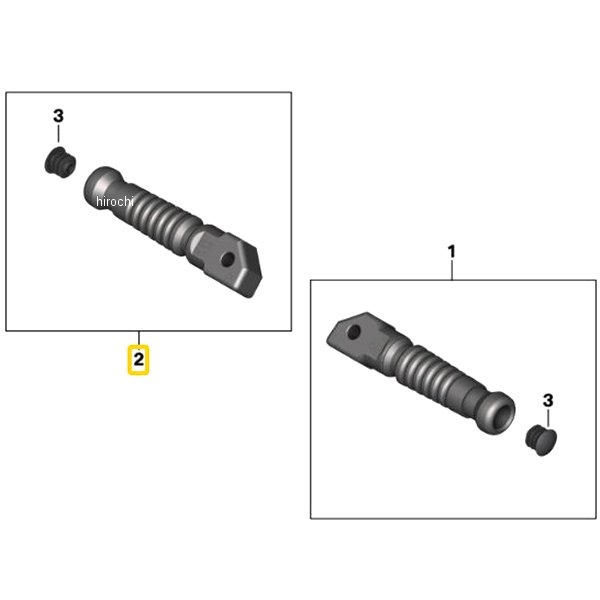 BMW純正 R フット レスト RH 46718396784 HD店