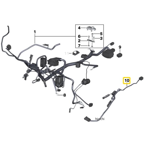 BMW純正 テール パート ワイア ハーネス 61118548705 HD店