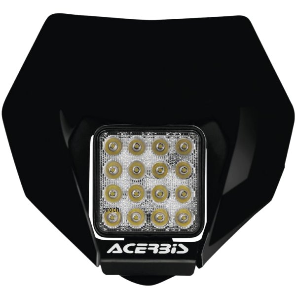 【USA在庫あり】 アチェルビス ACERBIS VSL ヘッドライト 黒 acb2856850001 HD店