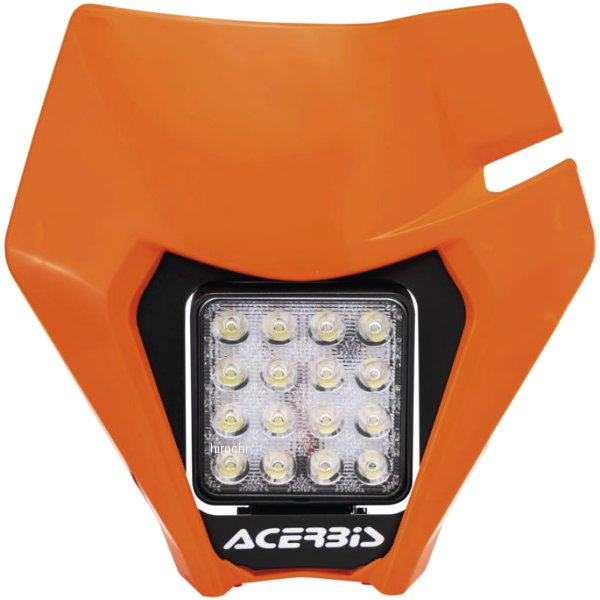 【USA在庫あり】 アチェルビス ACERBIS VSL ヘッドライト 20年-23年 KTM EXC-F350 オレンジ acb2801985226 HD店