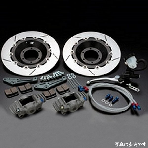 ピーエムシー PMC 320φ ブレーキキット ダブル ソリッド ブレーキホース無し 黒 75-172A HD店