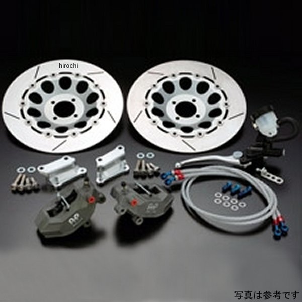 ピーエムシー PMC 4P-320φ ブレーキキット シングルソリッド ブレーキホース無し 黒 75-473A HD店