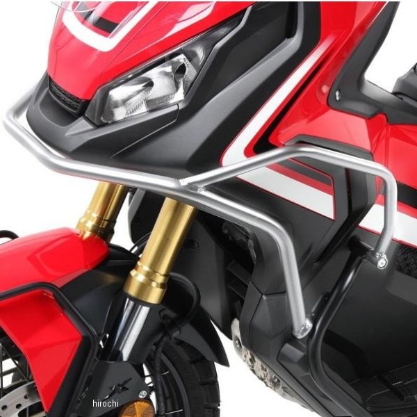 ヘプコアンドベッカー HEPCO&BECKER フロントアッパークラッシュガード 17年-21年 X-ADV シルバー 503999 00 09 HD店｜ヒロチー商事 ハーレー 店