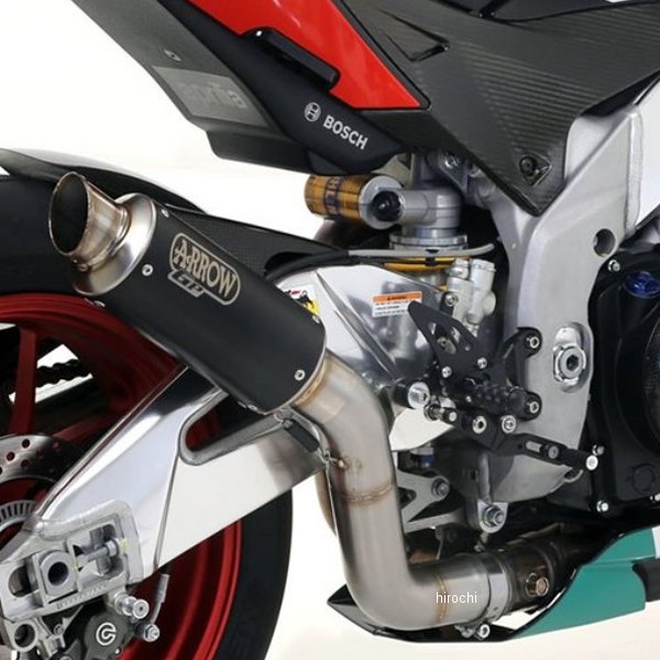アロー ARROW スリップオンマフラー GP2 Euro3 15年-16年 RSV4RR/R スチールダーク 71520GPI HD店