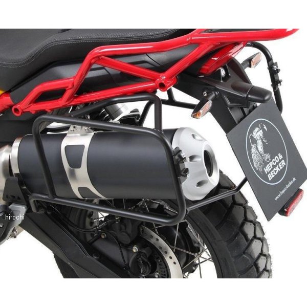 ヘプコアンドベッカー HEPCO&BECKER サイドキャリア エンデューロ 19年-20年 MOTO GUZZI 黒 653554 00 01 HD店