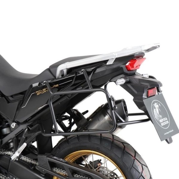 ヘプコアンドベッカー HEPCO&BECKER サイドキャリア エンデューロ 20年 CRF1100L Africa Twin ADVENTURE Sports 黒 6539522 00 01 HD店