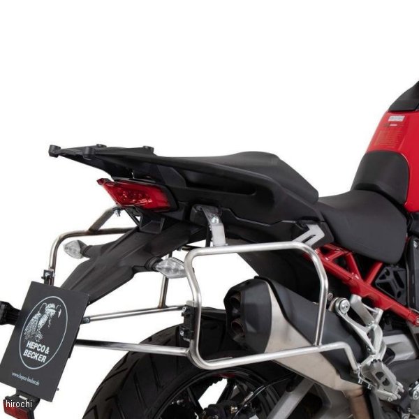 ヘプコアンドベッカー HEPCO&BECKER サイドキャリア カットアウトセット 21年 ドゥカティ Multistrada V4S シルバー 6517614 00 22 00-40 HD店