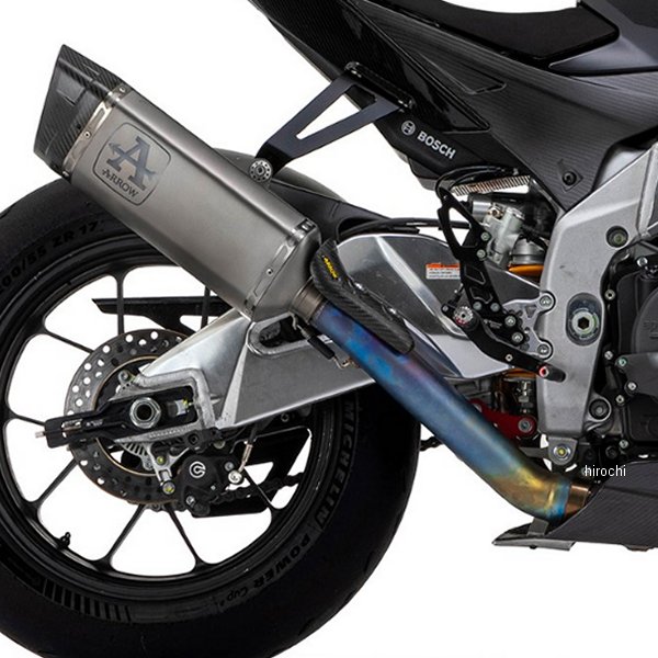 アロー ARROW スリップオンマフラー リンクパイプ付 Pista 19年-20年 RSV4 1100ファクトリー フルチタン 71001PT HD店