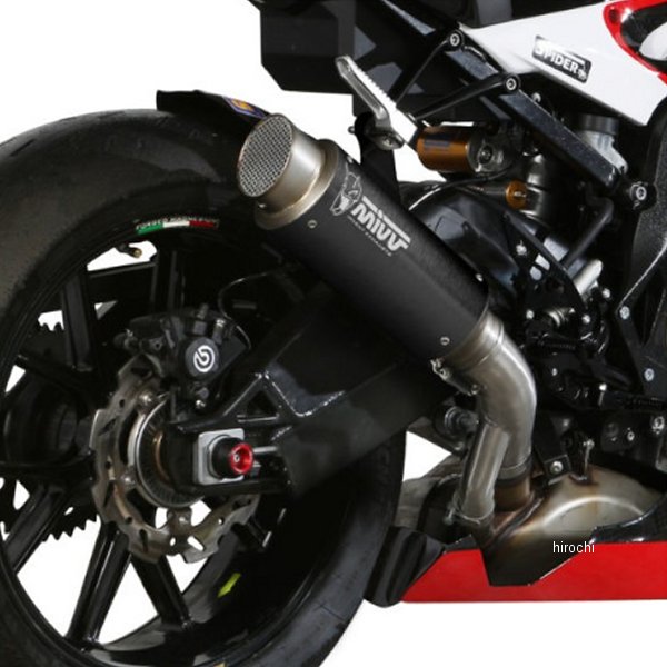 ミヴ Mivv スリップオンマフラー GP PRO BLACK 17年-18年 BMW S1000RR ステンブラック B.031.LXBP HD店｜ヒロチー商事 ハーレー 店