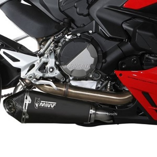 ミヴ Mivv スリップオンマフラー 触媒なし DELTA RACE BLACK 22年 ストリートファイターV2 D.046.LDRB-StreetfighterV2 HD店｜ヒロチー商事 ハーレー 店 172,130円