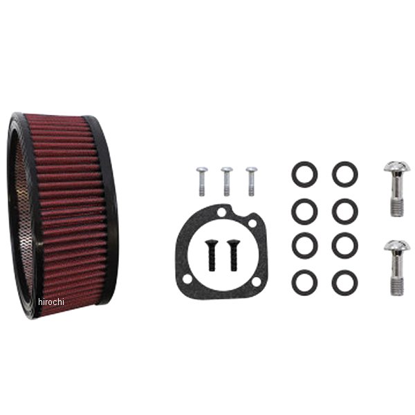 【USA在庫あり】 S&Sサイクル S&S CYCLE AIR CLEANER A-STNG 07-22R 1010-2969 HD店
