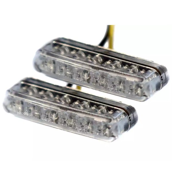 サンダーバイク LED ウインカー 補修パーツ 40x8.5x13mm クリアレンズ 2個売り THU-41-99-1290 HD店