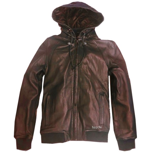 モトバイパー MOTO-VIPER シープレザーパーカージャケット 茶 LLサイズ MV-010 HD店