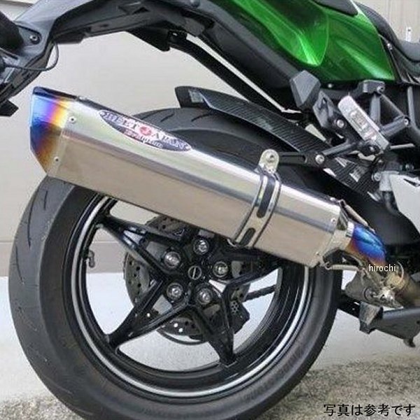 【メーカー在庫あり】 ビート BEET ナサートエボリューション TYPE2 スリップオンマフラー 22年以降 Ninja H2 SX SE メタルブラック 0222-KG8-MB HD店