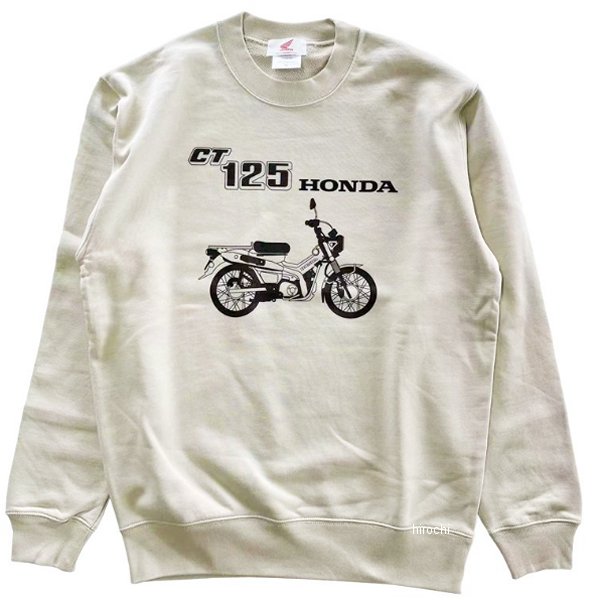 ホンダ ハンターカブ スウェットシャツ プリント ベージュ XLサイズ 2202HD02-38 HD店