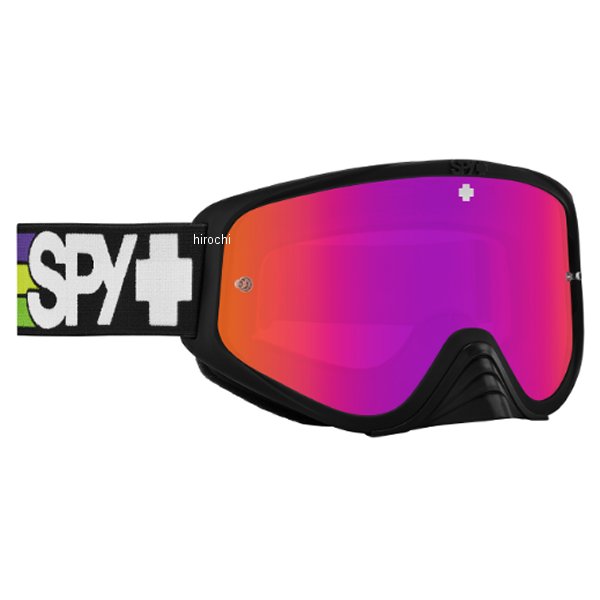 【メーカー在庫あり】 スパイ SPY モトクロスゴーグル WOOT RACE スピードウエイマットパープル/スモークパープルミラー 3200000000037 HD店