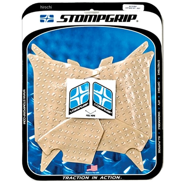 ストンプグリップ STOMPGRIP ダートバイクキット 10年-13年 YZF250F クリア 44-10-0007 HD店