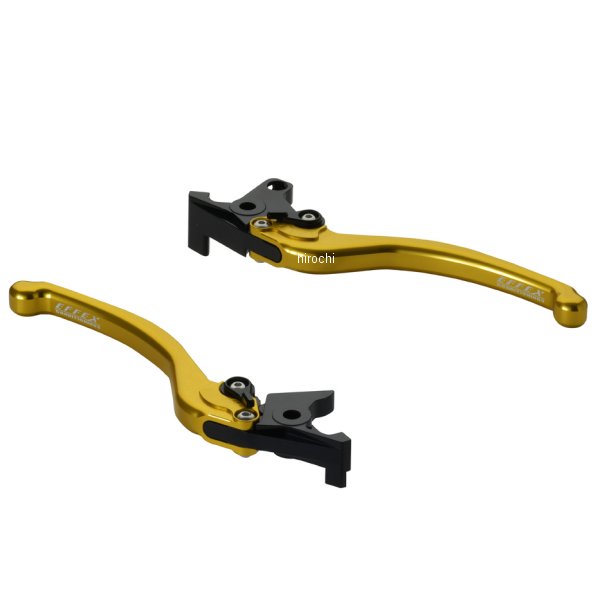 【メーカー在庫あり】 エフェックス EFFEX スムースフィットレバー 21年 TRACER 9 GT、21年-22年 MT-09 ゴールド EAL038G HD店