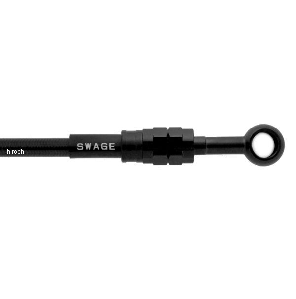 【メーカー在庫あり】 スウェッジラインプロ SWAGE-LINE PRO フロントホースキット バイピース 22年 XSR700 ステンレスブラック ブラックホース BTPB380FB HD店