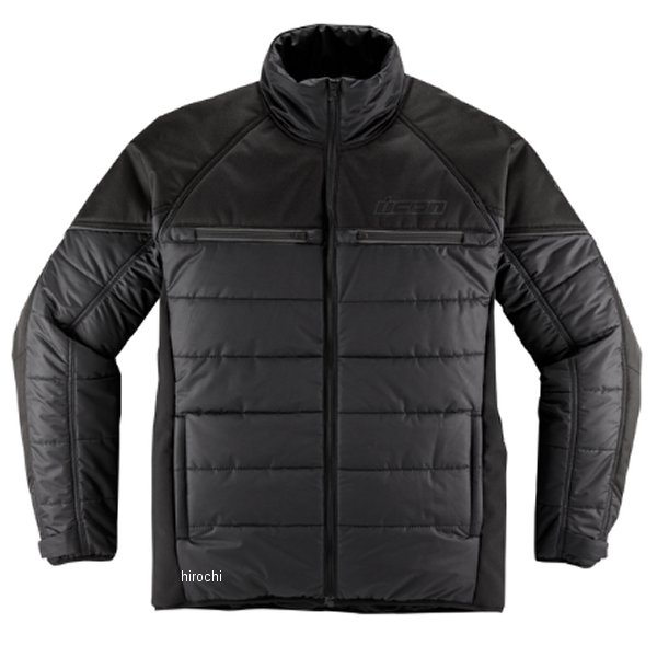 アイコン ICON 秋冬モデル ジャケット ゴーストパファー 黒 Sサイズ 2820-6190 HD店｜ヒロチー商事 ハーレー 店