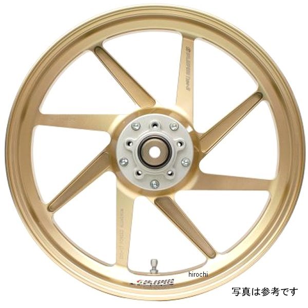 ゲイルスピード GALE SPEED フロントホイール TYPE-E 350-17 22年 ハヤブサ ゴールド ガラスコート 29455073Q HD店