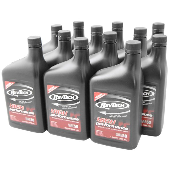 99816-50 レブテック REVTECH 1ケース12本入り エンジンオイル SAE50 946ml 35050 HD店