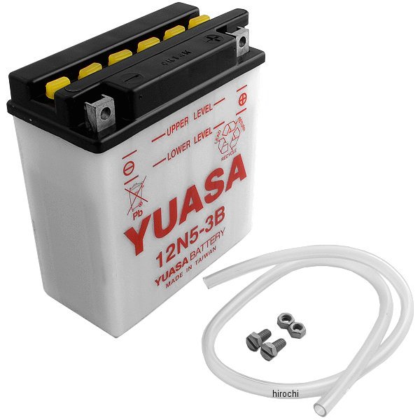 【USA在庫あり】 ユアサ バッテリー 開放型 12V Y12N5-3B HD店