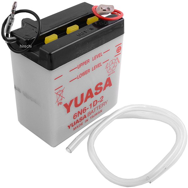 【USA在庫あり】 ユアサ YUASA バッテリー 開放型 6N6-1D-2 Y6N6-1D-2 HD店