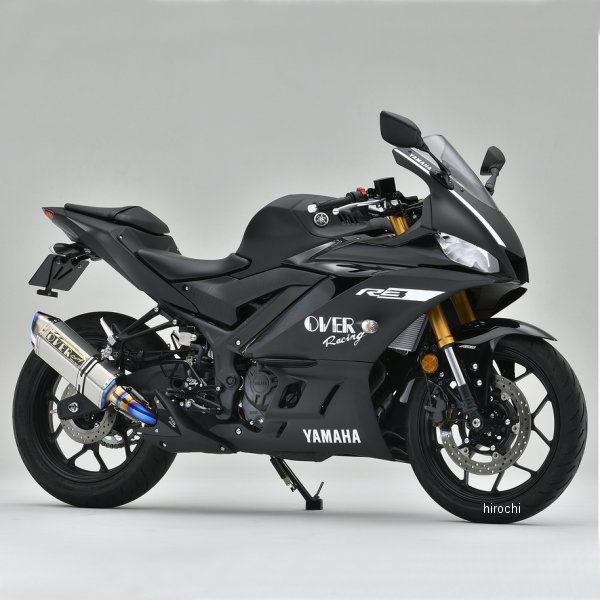 オーヴァー OVER スリップオンマフラー TT-Formula RS 政府認証 19年-21年 YZF-R3 フルチタン 17-36-04 HD店