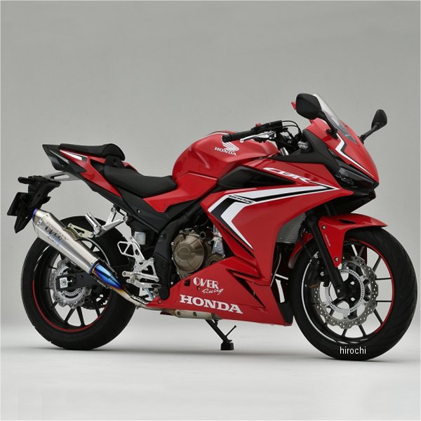 オーヴァー OVER スリップオンマフラー TT-Formula RS+PRO 政府認証 19年以降 CBR400R フルチタン 17-102-12 HD店