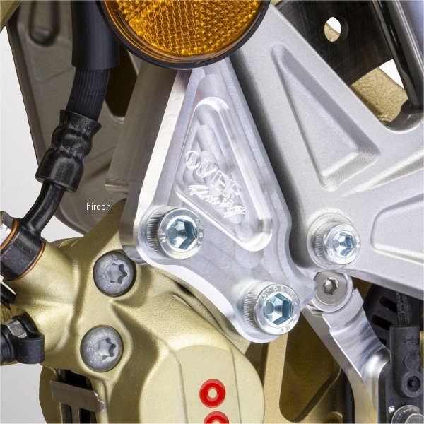 オーヴァー OVER フロントキャリパーサポート ブレンボ4P用 17年-20年 CBR250RR シルバー 83-021-11 HD店