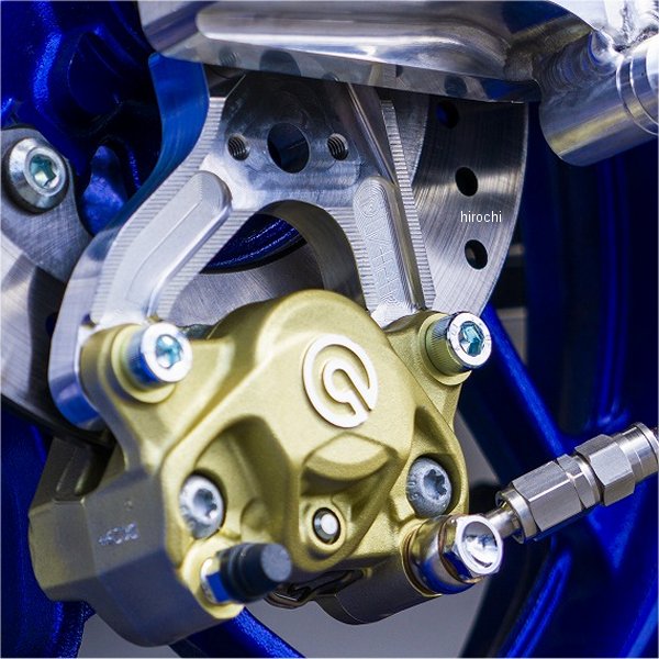 オーヴァー OVER リアキャリパーサポート ブレンボ2P用 19年-21年 YZF-R3 シルバー 83-351-21 HD店｜ヒロチー商事 ハーレー 店