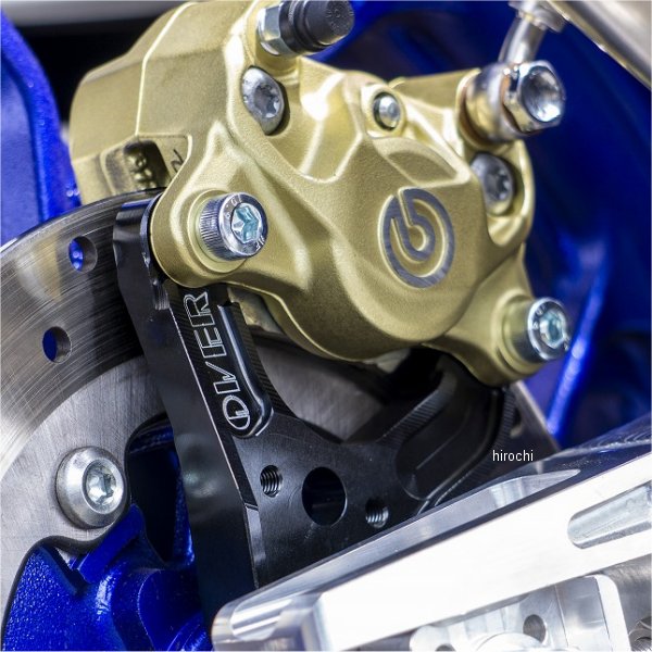 オーヴァー OVER リアキャリパーサポート ブレンボ2P用 19年-21年 YZF-R3 黒 83-351-21B HD店