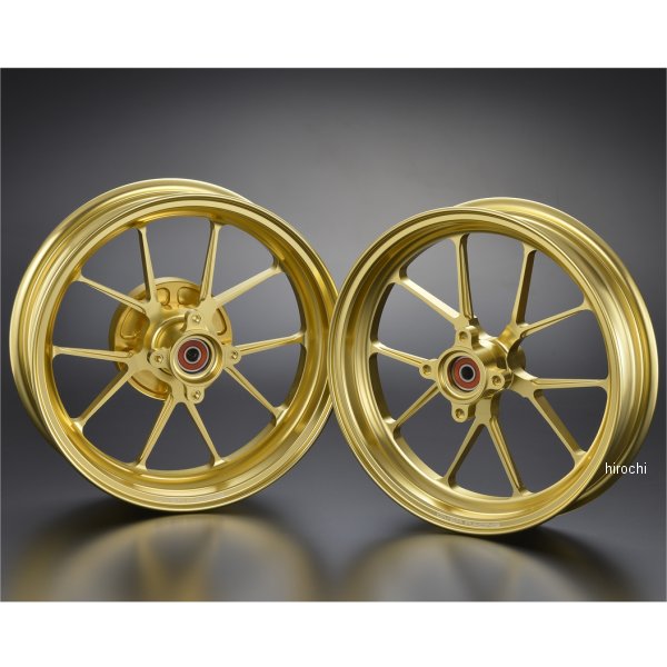 オーヴァー OVER GP-TEN ホイールセット 2.70/3.50-12 ABS対応 モンキー125 ゴールド 82-012-101G HD店 109,481円