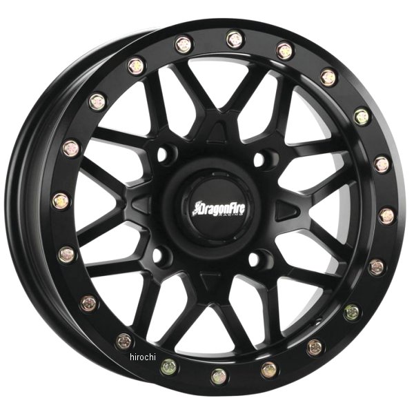 【USA在庫あり】 ドラゴンファイアー DragonFire タイホン ホイール 15×10 4/137+0 黒 dfr523201 HD店