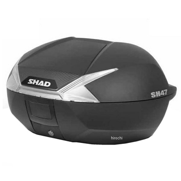 シャッド SHAD SH47 トップケース 汎用 ホワイト カーボン D0B47106 HD店