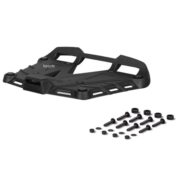【メーカー在庫あり】 シャッド SHAD アルミ製ベースプレートL TR37/TR37B/TR48/TR48B/SH48/SH58X/SH59X 黒 D1BTRPA2 HD店｜ヒロチー商事 ハーレー 店