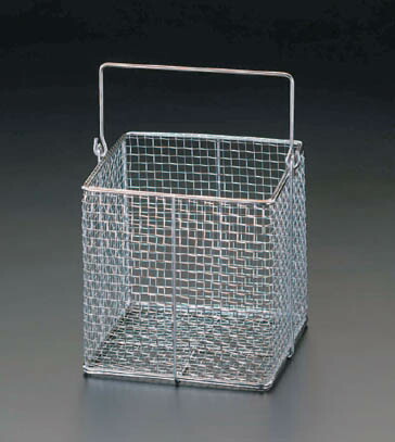 【メーカー在庫あり】 エスコ ESCO 220x220x220mm 洗浄かご ステンレス製 000012025405 HD店