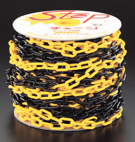 【メーカー在庫あり】 エスコ ESCO 6.0mmx50m プラスチックチェーン トラ 000012066866 HD店