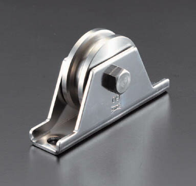 【メーカー在庫あり】 エスコ ESCO 60mm/ 300kg 戸 車 重量用・ステンレス製 000012040892 HD店