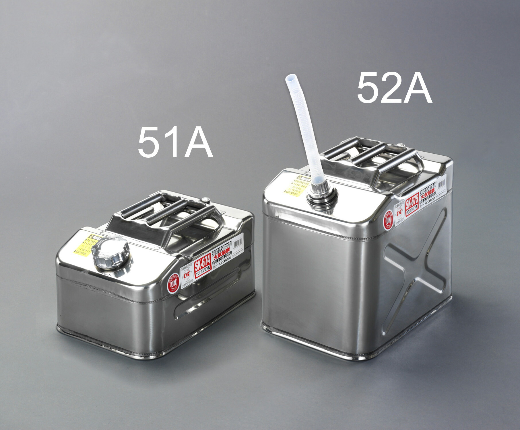 【メーカー在庫あり】 エスコ ESCO 10L 燃料携行缶 ステンレス製 000012260131 HD店