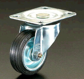 【メーカー在庫あり】 エスコ ESCO 200mm キャスター 自在金具 000012065684 HD店｜ヒロチー商事 ハーレー 店